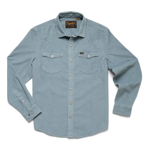 laydown image of Banning Corduroy Snapshirt