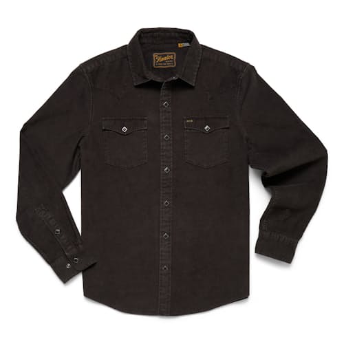 laydown image of Banning Corduroy Snapshirt