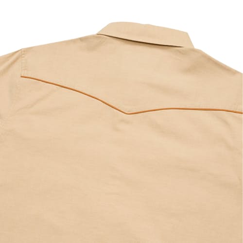 laydown detail image of Crosscut Deluxe Long Sleeve Snapshirt