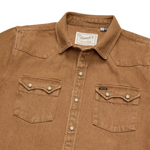 laydown detail image of Dust Up Denim Snapshirt