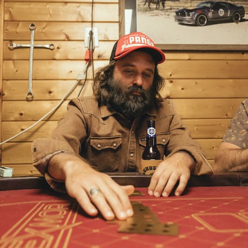 lifestyle image of Dust Up Denim Snapshirt