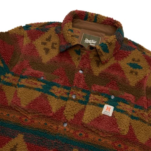 laydown detail image of Alleghency Fleece Overshirt