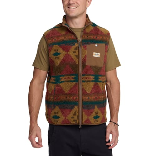on model image of Chisos Fleece Vest