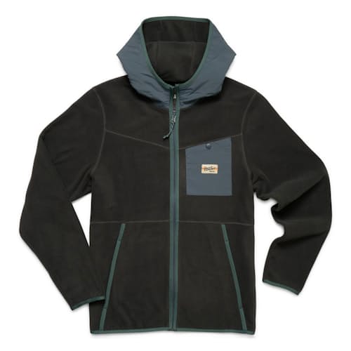 laydown image of Free Range Fleece Hooded Jacket