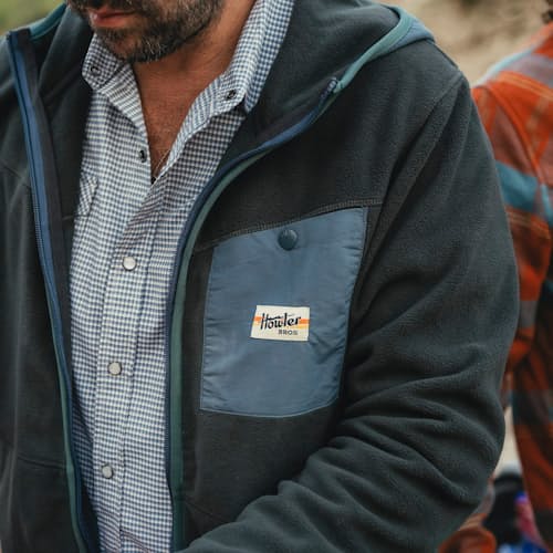 lifestyle image of Free Range Fleece Hooded Jacket
