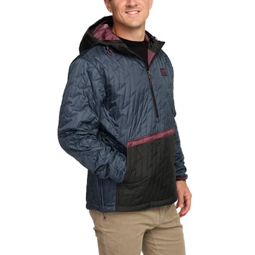 on model image of Voltage Quilted Pullover