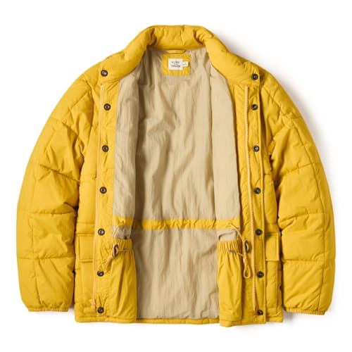 laydown image of The Jackson Quilted Down Zip Up Jacket