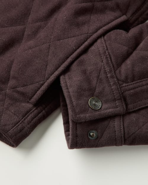 laydown detail image of Italian Moleskin Shirt Jacket