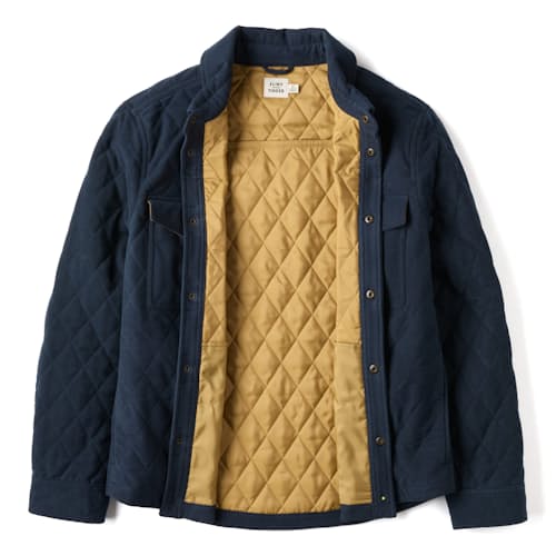 laydown image of Italian Moleskin Shirt Jacket