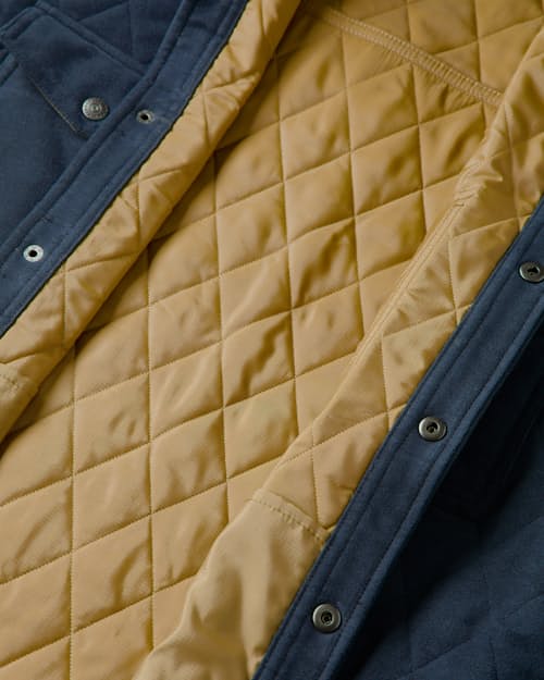 laydown detail image of Italian Moleskin Shirt Jacket