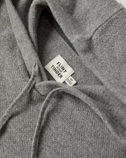 laydown detail image of Fine Merino Sweater Hoodie