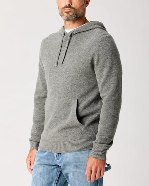 lifestyle image of Fine Merino Sweater Hoodie