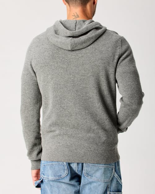 lifestyle image of Fine Merino Sweater Hoodie