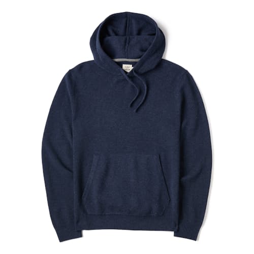 laydown image of Fine Merino Sweater Hoodie