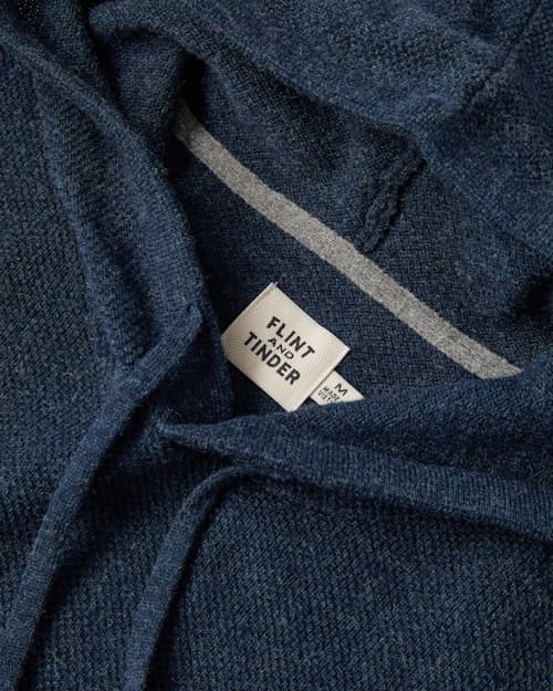 laydown detail image of Fine Merino Sweater Hoodie