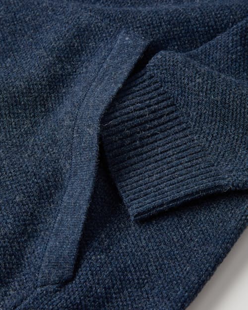 laydown detail image of Fine Merino Sweater Hoodie
