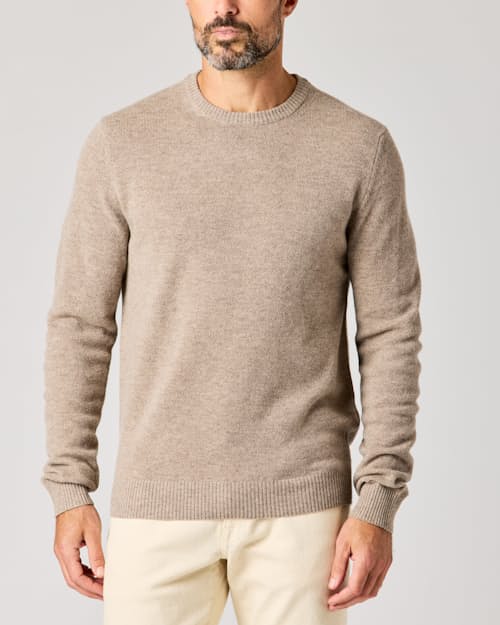 lifestyle image of Fine Merino Crewneck Sweater