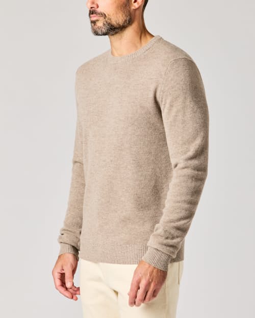 lifestyle image of Fine Merino Crewneck Sweater
