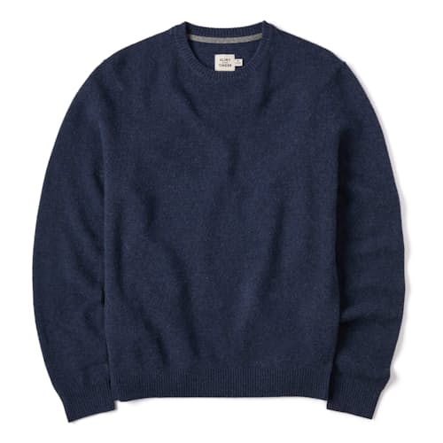 laydown image of Fine Merino Crewneck Sweater