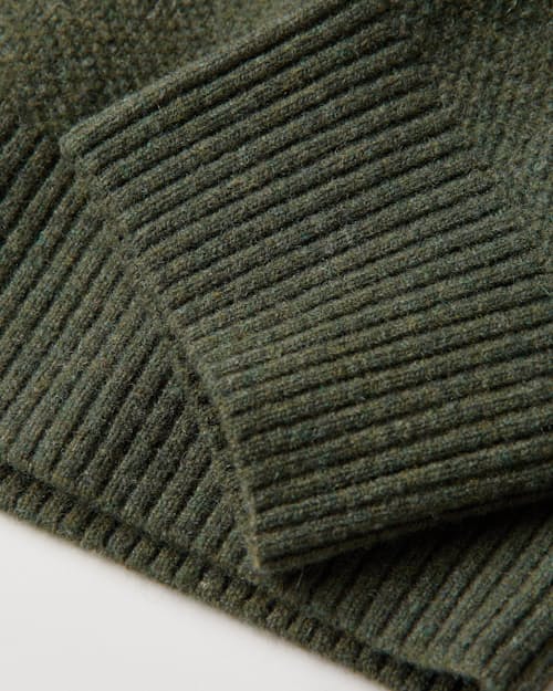 laydown detail image of Fine Merino Crewneck Sweater