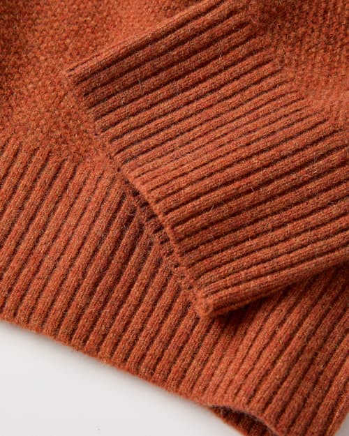 laydown detail image of Fine Merino Crewneck Sweater