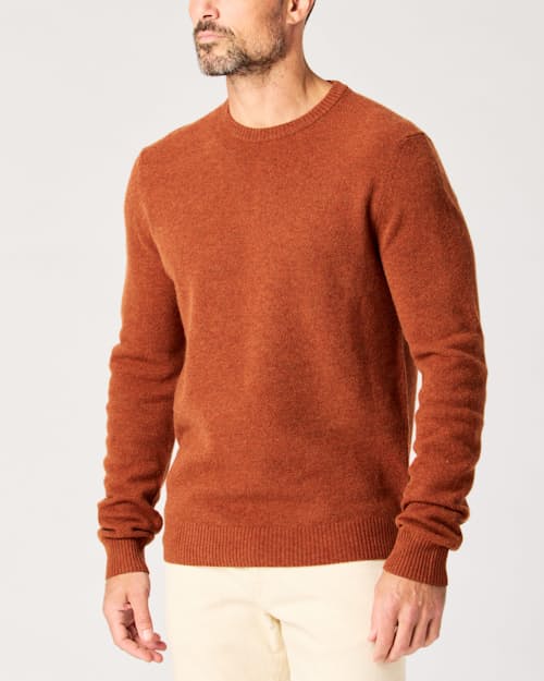 lifestyle image of Fine Merino Crewneck Sweater