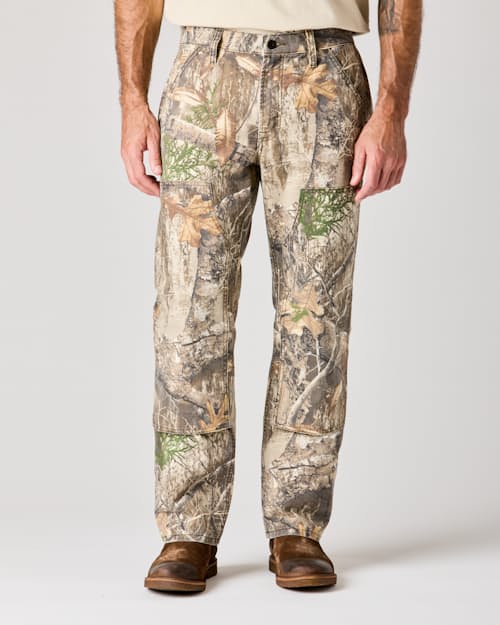 lifestyle image of Realtree® Mason Canvas Double-Knee Pant