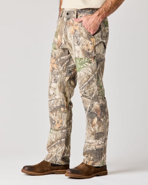 lifestyle image of Realtree® Mason Canvas Double-Knee Pant