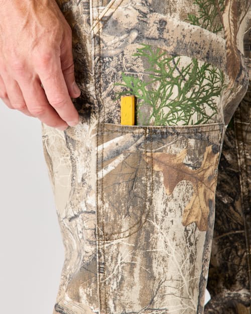 lifestyle image of Realtree® Mason Canvas Double-Knee Pant