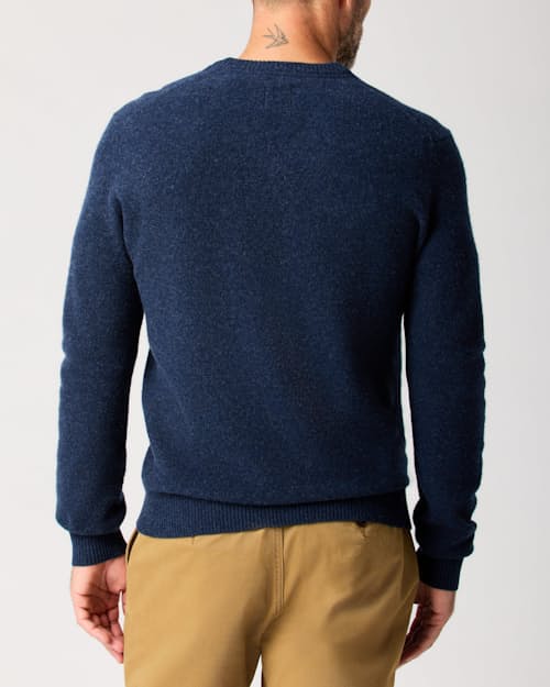 lifestyle image of Fine Merino V-Neck Sweater