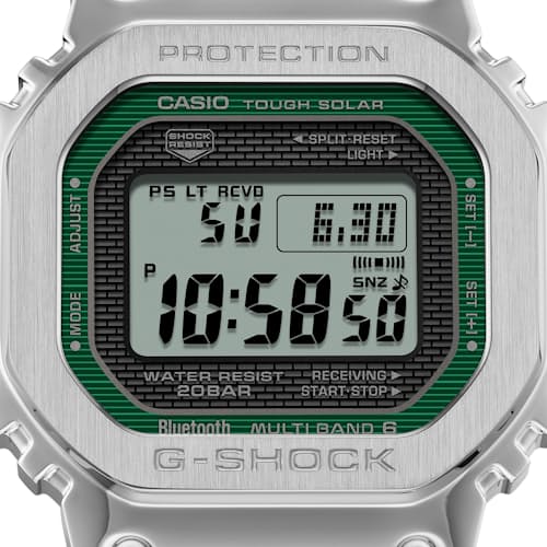 laydown detail image of GMWB5000D-3 Full Metal 5000 Series Watch
