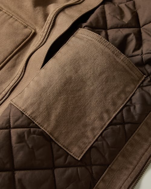 laydown image of Mason Canvas Work Vest