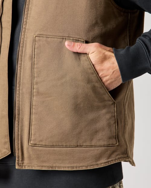 lifestyle image of Mason Canvas Work Vest