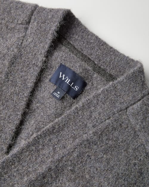 laydown detail image of YakWool Cardigan Sweater