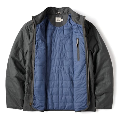 laydown image of York Quilted Waxed Jacket