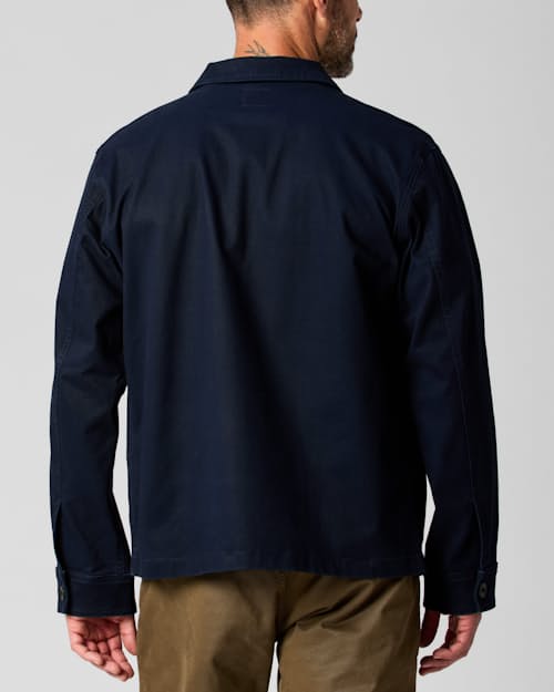 on model image of Classic Chore Coat