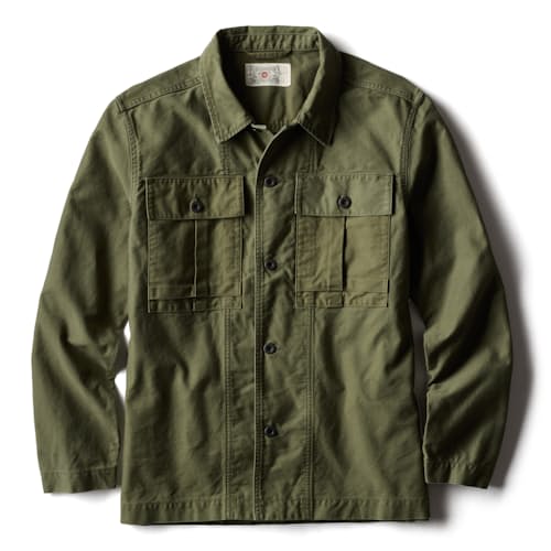 laydown image of Military Overshirt