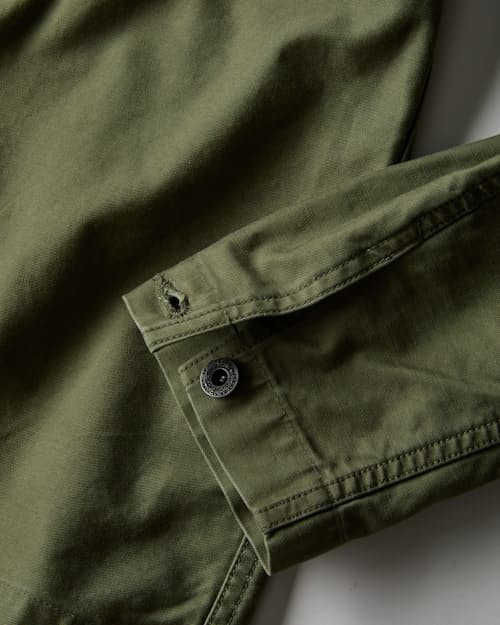 laydown detail image of Military Overshirt