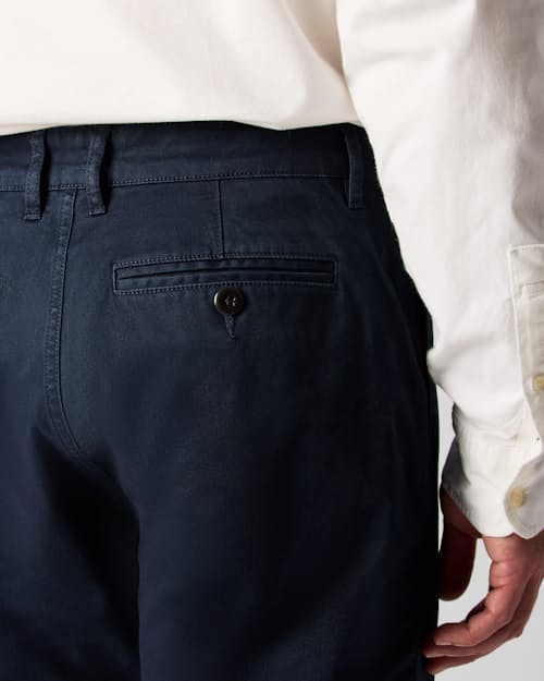 on model image of 365 Pleated Chino Pant