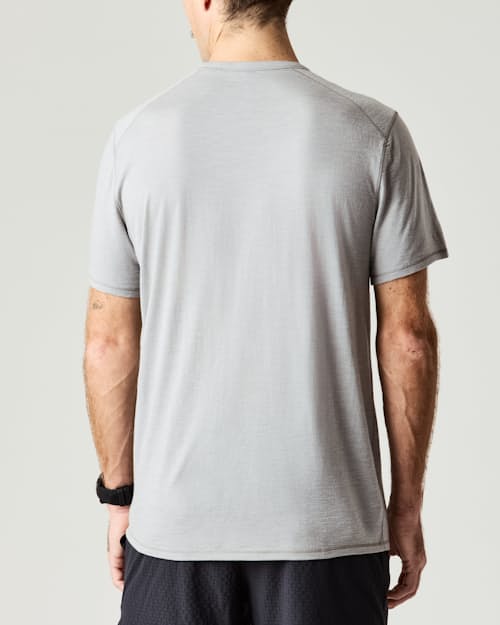 on model image of 72-Hour Merino Tactical T-Shirt