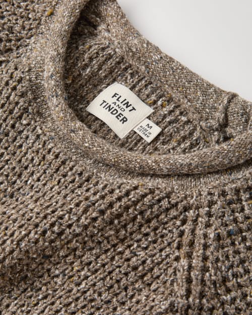 laydown detail image of Recycled Cotton Headlands Rollneck Sweater