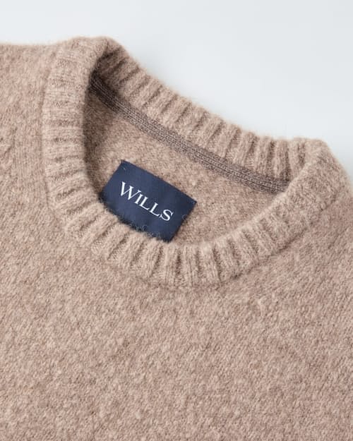laydown detail image of YakWool Crewneck Sweater