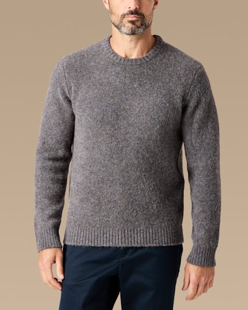lifestyle image of YakWool Crewneck Sweater