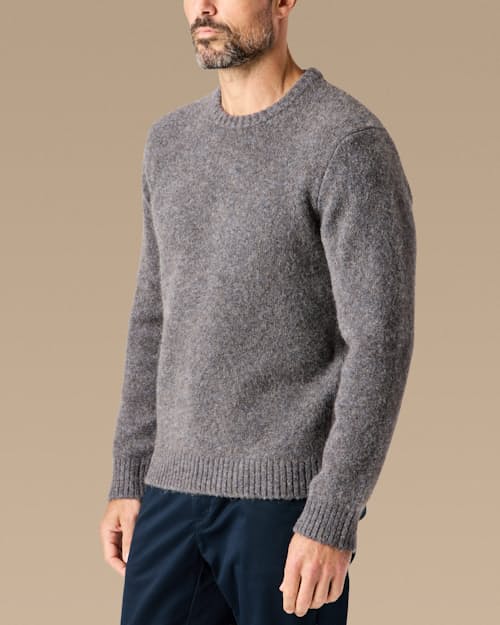 lifestyle image of YakWool Crewneck Sweater