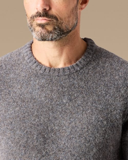 lifestyle image of YakWool Crewneck Sweater