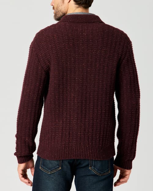 lifestyle image of Highland Wool Collared Cardigan