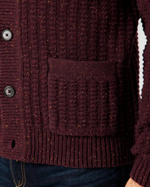 lifestyle image of Highland Wool Collared Cardigan