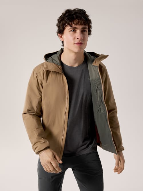 on model image of Atom Hoodie