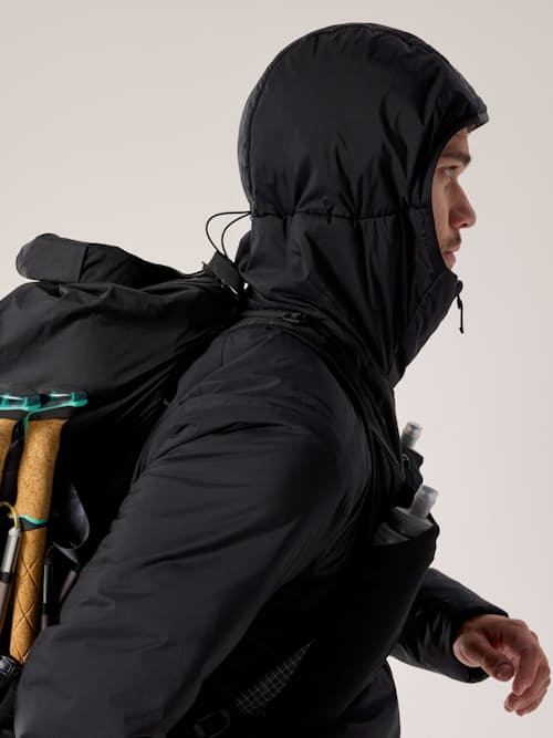on model image of Atom Hoodie
