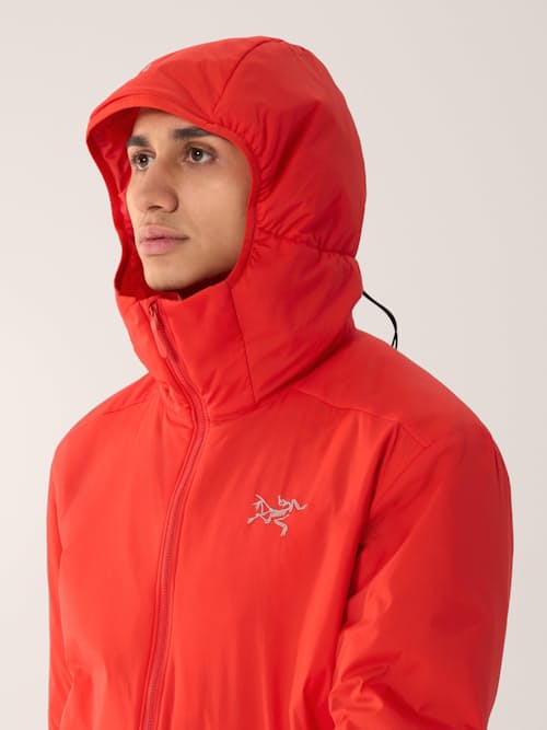 on model image of Atom Hoodie